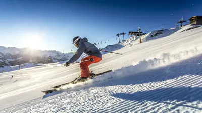 Skifahrer in Hochzillertal-Kaltenbach