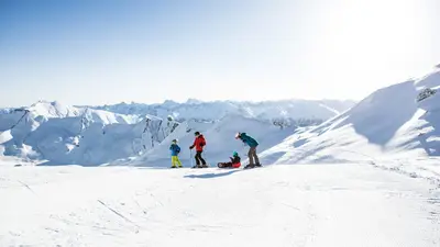 Panoramablick vom Skigebiet Serfaus-Fiss-Ladis