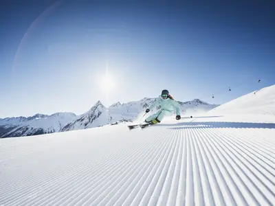 Rasante Abfahrt in Galtür © TVB Ischgl-Paznaun