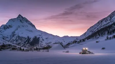 Abendstimmung in Galtür