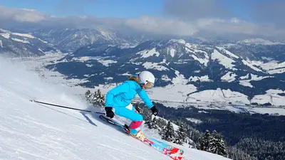 Skifahrerin St. Johann