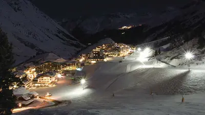 Obergurgl-Hochgurgl bei Nacht