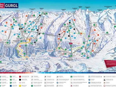 Pistenplan Gurgl