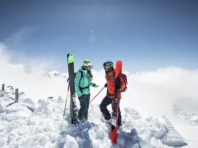 Freeriden am Stubaier Gletscher © Stubaier Gletscher / Andre Schönherr