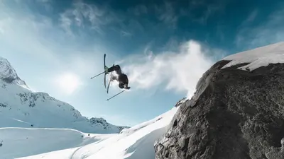 Freeriden am Kaunertaler Gletscher