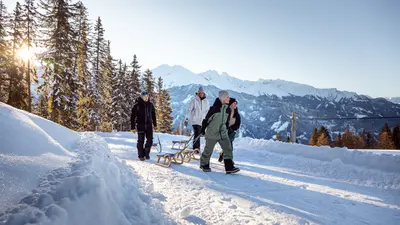 Rodler am Schnadiger Weiher