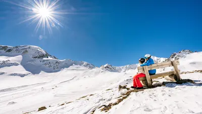 Aussicht am Kaunertaler Gletscher