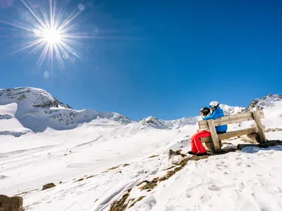 Aussicht am Kaunertaler Gletscher © Kaunertaler Gletscherbahnen - Daniel Zangerl