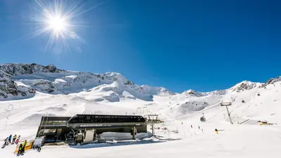 Talstation der Karlesjochbahn