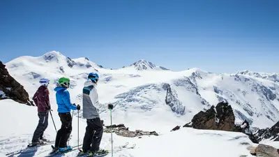 Blick auf die Wildspitze
