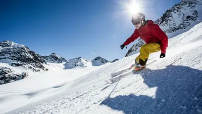 Skifahren am Pitztaler Gletscher