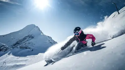 Freerider am Kitzsteinhorn Gletscher