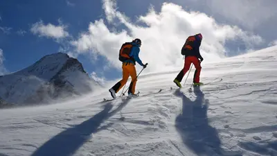 Skitourengeher am Kitzsteinhorn