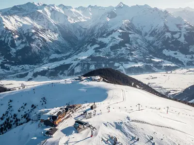 Blick auf das Skigebiet Schmittenhöhe © Zell am See-Kaprun Tourismus