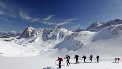 Die Dachsteinüberquerung im Skigebiet Ramsau-Dachstein