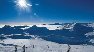 Traumpanorama im Skigebiet Mölltaler Gletscher