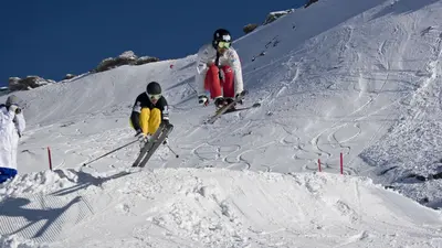 Der Snowpark im Mölltaler Gletscher