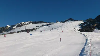 Bestens präparierte Trainingspisten am Mölltaler Gletscher