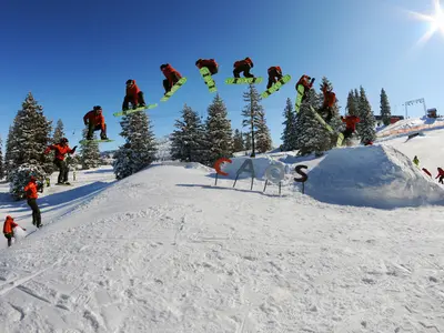 Freestylen am Kasberg © Almtal Bergbahnen