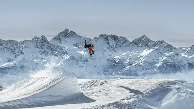 Freestyle im Snowpark Montafon