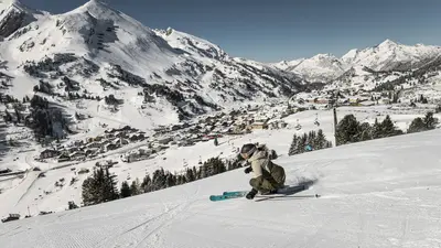 Blick auf Obertauern