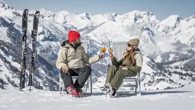 Entspannung pur am Ende des Skitags