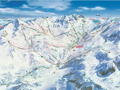 Pistenplan Obertauern