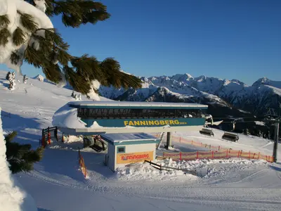 Blick auf den Sessellift am Fanningberg © Fanningbergbahnen
