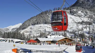 Die Großeckbahn führt hinauf ins Skigebiet