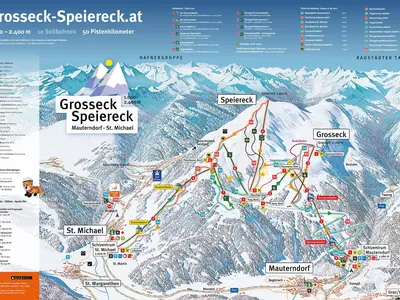 Pistenplan Großeck-Speiereck 