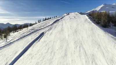 Piste im Skigebiet Großeck-Speiereck