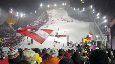 Nachtslalom auf der Planai