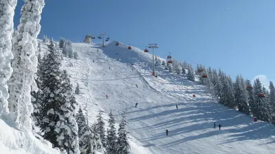 Piste am Gipfel Hauser Kaibling
