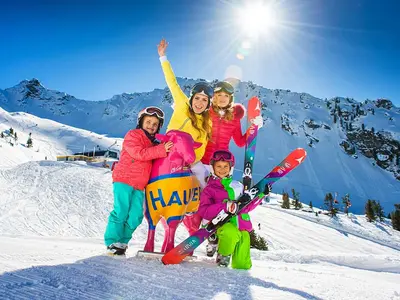 Kinder auf der Piste von Hauser Kaibling © Hauser Kaibling