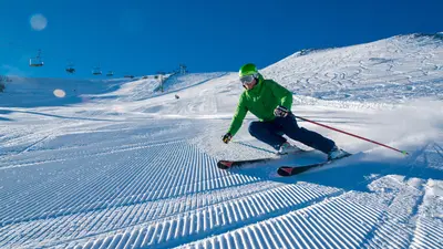 Rasante Abfahrt an der Galsterbergalm