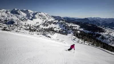 Skipiste auf der Tauplitz