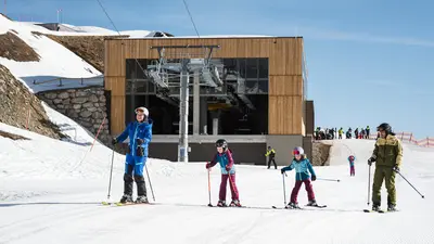 An der Bergstation der Loser Bergbahn