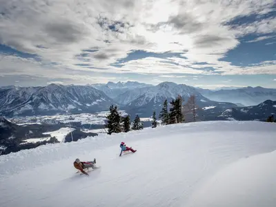 Rodeln am Loser © TVB Ausseerland Salzkammergut / Tom Lamm