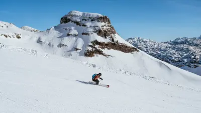 Skifahren am Loser
