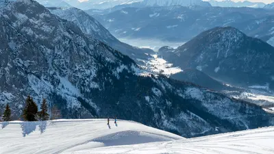 Skifahren am Loser