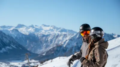 Skifahren am Loser