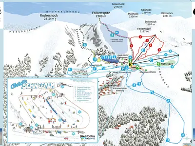 Pistenplan Falkert