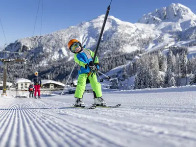 Impressionen aus dem Skigebiet Nassfeld © Martin Lugger