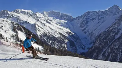 Skifahren an den Hängen des Ankogels