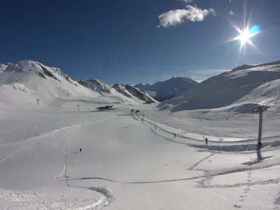 Blick auf den Schlepplift Viehbuehel © Grossglockner Bergbahnen
