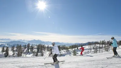 Sonnenski auf der Wurzeralm