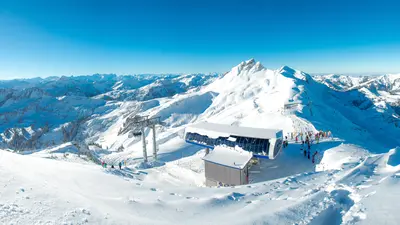 Winterpanorama in Damüls