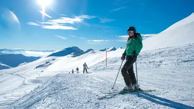 Skifahrer in Damüls