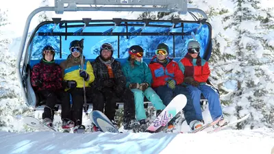 Sessellift im Skigebiet Damüls-Mellau