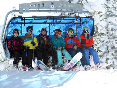 Sessellift im Skigebiet Damüls-Mellau © Damüls - Faschina Tourismus